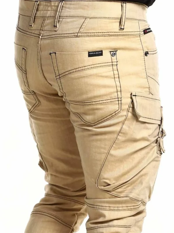 Roadster Cargo Jeans - Mustard^Cipo & Baxx Sale