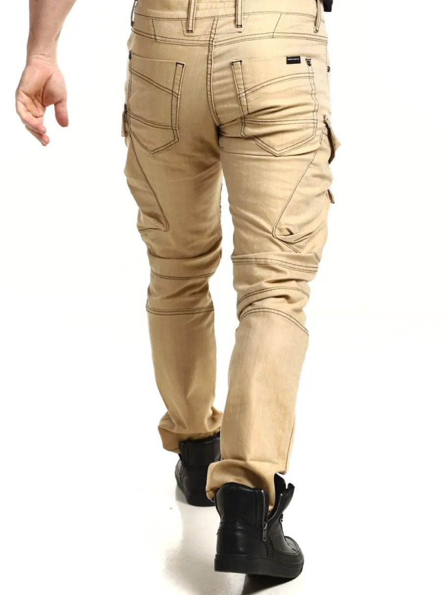 roadster_cargo_cipo__baxx_9.webp Roadster Cargo Jeans - Mustard^Cipo & Baxx Sale