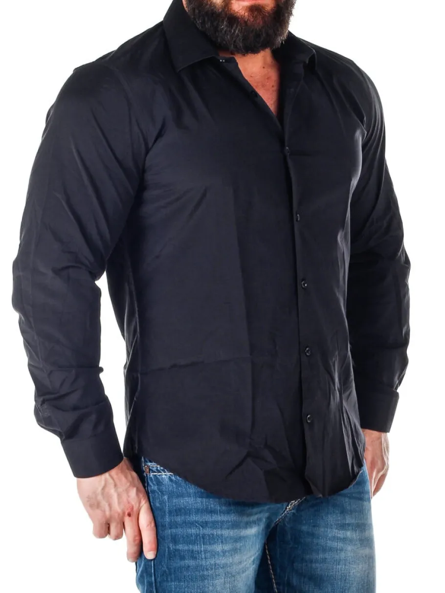 rocker_rusty_neal_skjorte_3.webp Rocker Skjorte - Sort^Rusty Neal Online
