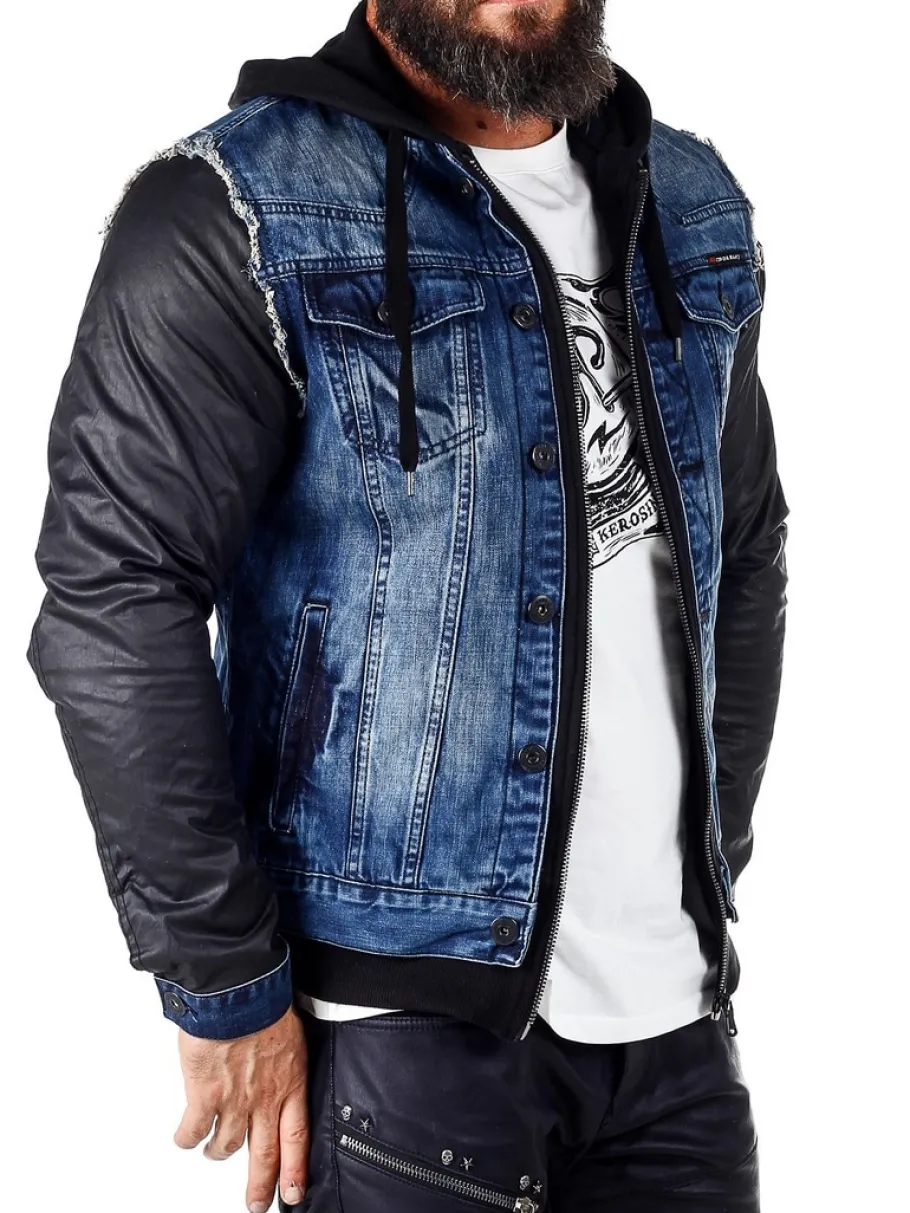 rocky_denim_jeansjakke__b_2.webp Rocky Denim Jeansjakke - Blå^Cipo & Baxx Fashion