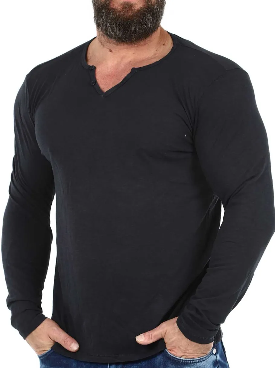 romeo_blend_longsleeve__w_0.webp Romeo Longsleeve - Washed Black^Blend Outlet