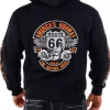 Route 66 Hoodie - Sort^Rockdenim Sale