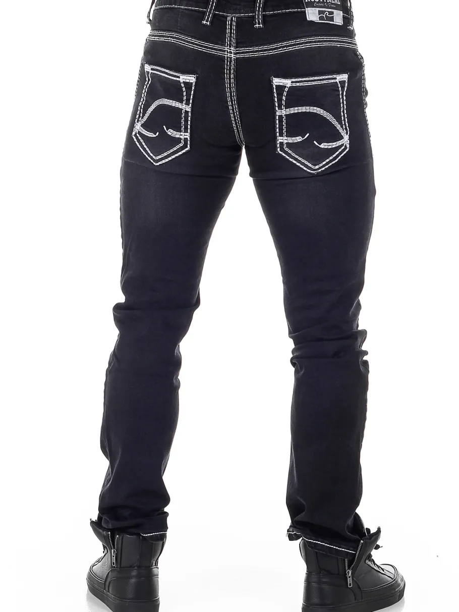 rusty_levin_jeans__sorthv_2.webp Rusty Levin Jeans - Sort/Hvid^Rusty Neal New