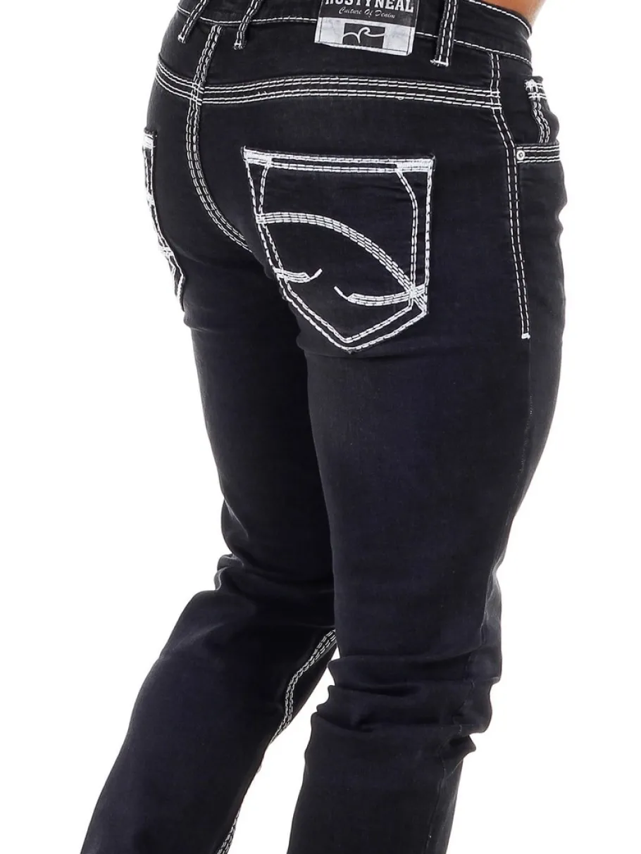 rusty_levin_jeans__sorthv_7.webp Rusty Levin Jeans - Sort/Hvid^Rusty Neal New