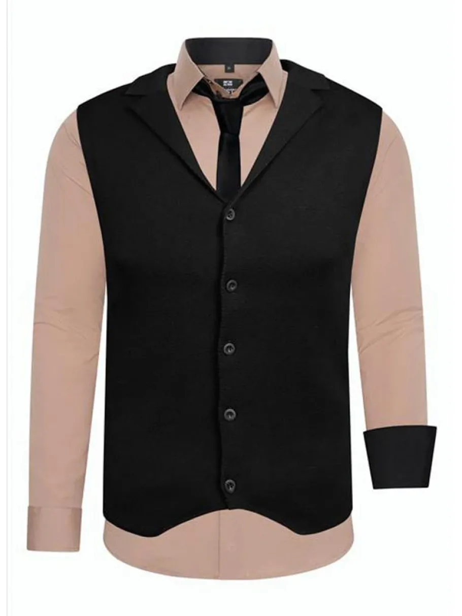 rusty_st__skjorteslipsves_0-18.webp Rusty Sæt - Skjorte/Slips/Vest - Beige/Sort^Rusty Neal Outlet