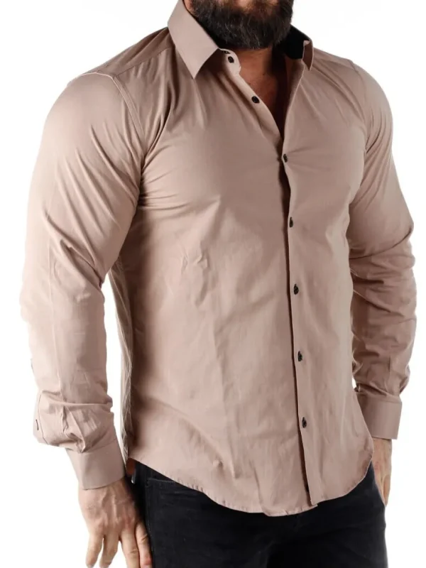 Rusty Sæt - Skjorte/Slips/Vest - Beige/Sort^Rusty Neal Outlet