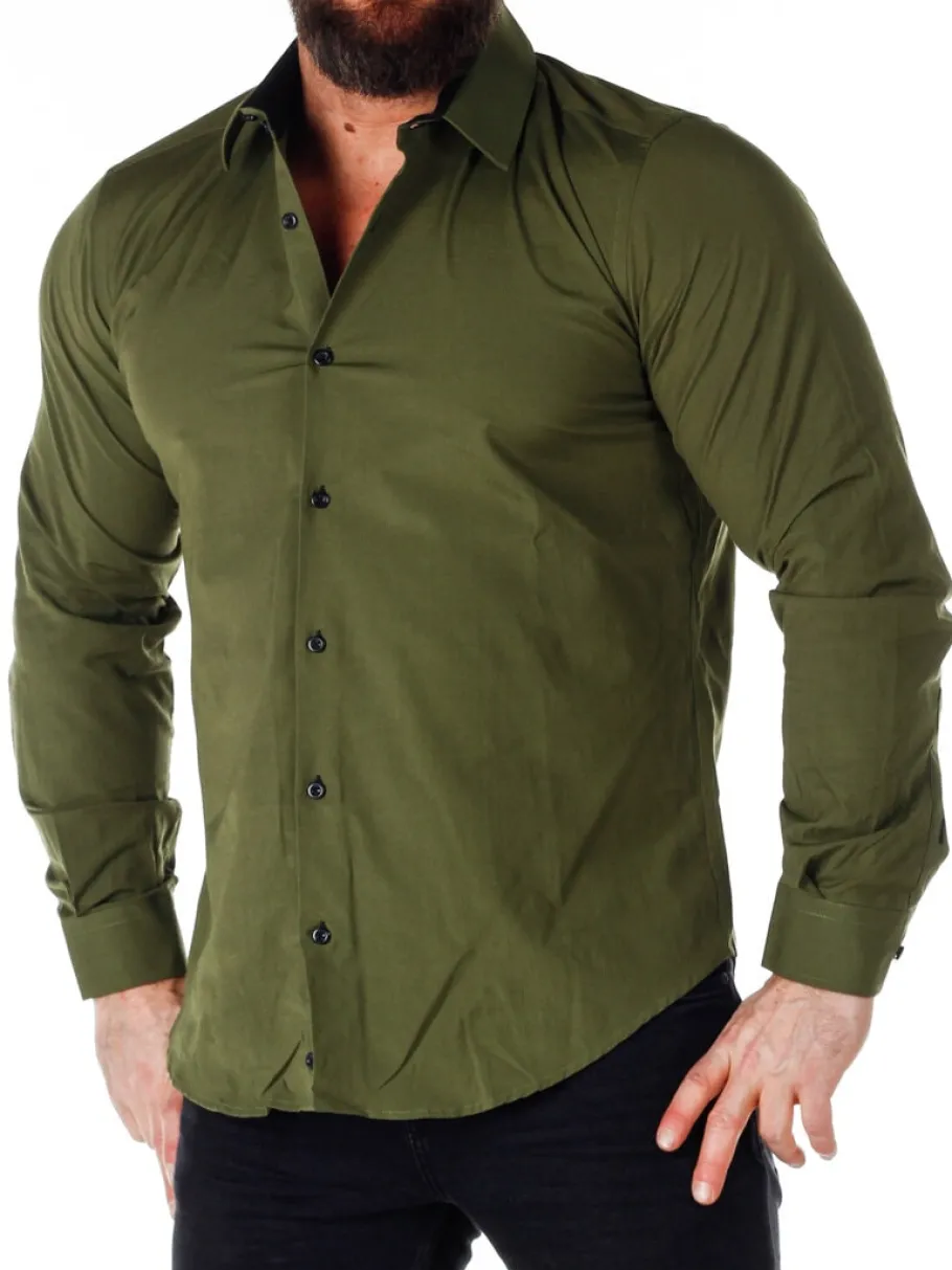 rusty_st__skjorteslipsves_3-3.webp Rusty Sæt - Skjorte/Slips/Vest - Khaki/Sort^Rusty Neal Fashion