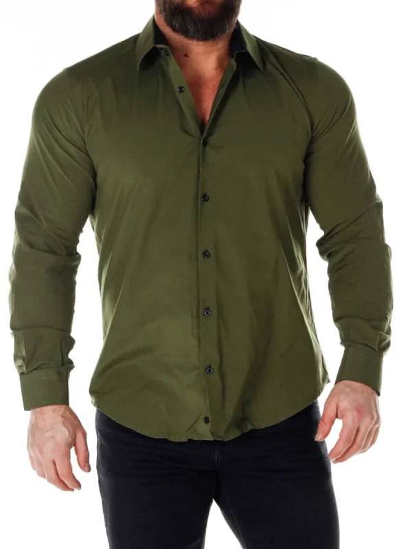 Rusty Sæt - Skjorte/Slips/Vest - Khaki/Sort^Rusty Neal Fashion