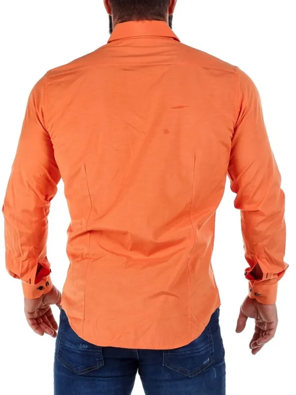 Rusty Sæt - Skjorte/Slips/Vest - Orange/Sort^Rusty Neal Fashion