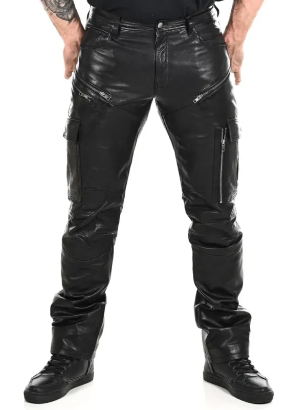 Salvatoro Cargo Skindbukser - Sort^Rockdenim Sale