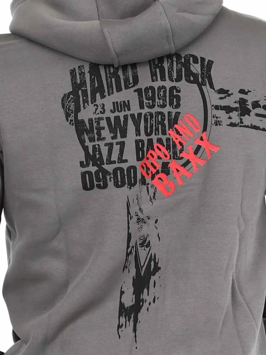 saros_cipo__baxx_zip_hood_2.webp Saros Zip Hoodie - Mørkegrå^Cipo & Baxx Online