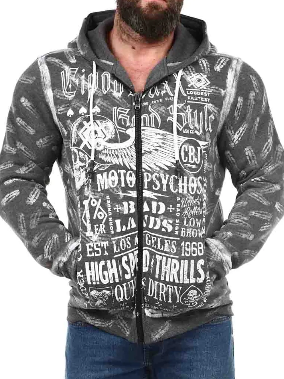 sayer_cipo__baxx_hoodie___0.webp Sayer Hoodie - Mørkegrå^Cipo & Baxx Outlet
