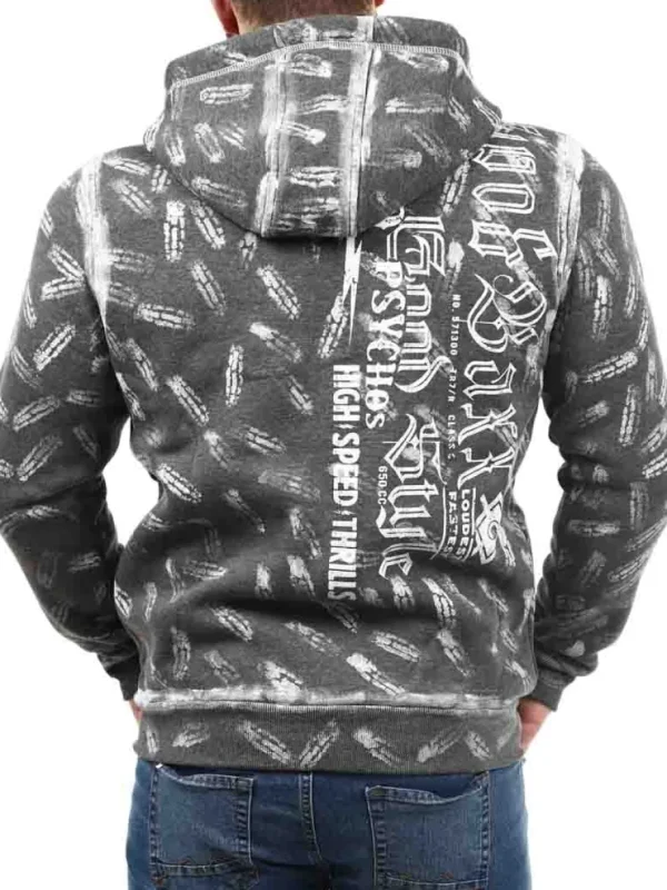 Sayer Hoodie - Mørkegrå^Cipo & Baxx Outlet