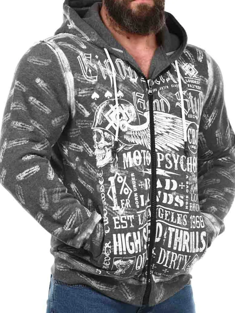 sayer_cipo__baxx_hoodie___4.webp Sayer Hoodie - Mørkegrå^Cipo & Baxx Outlet