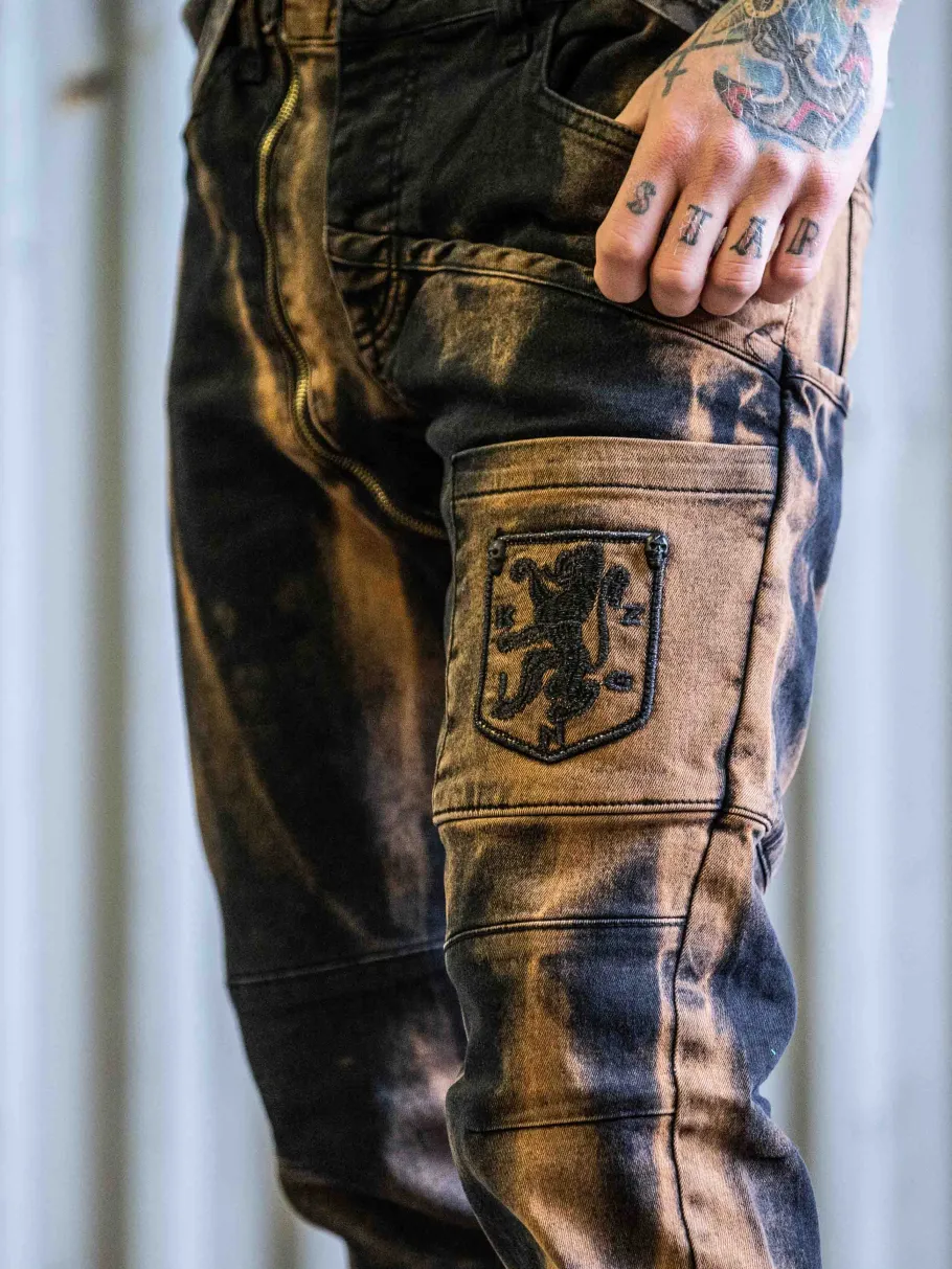 sevyn_kingz_jeans__sortbr_1.webp Sevyn Jeans - Sort/Brun^Kingz Sale