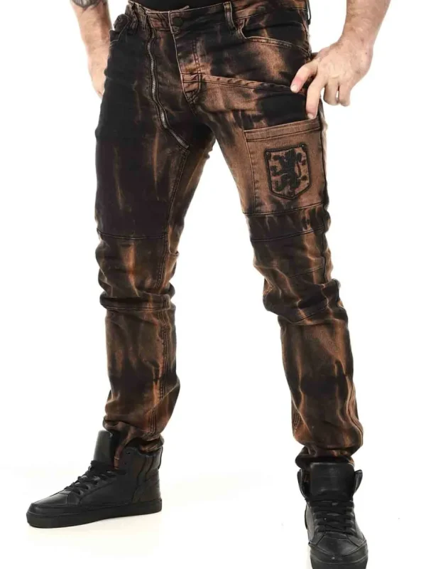 Sevyn Jeans - Sort/Brun^Kingz Sale