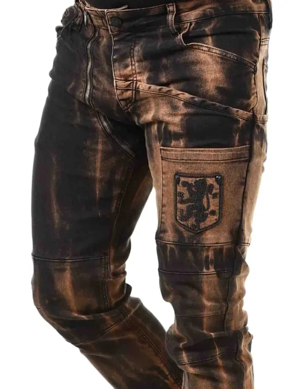 Sevyn Jeans - Sort/Brun^Kingz Sale