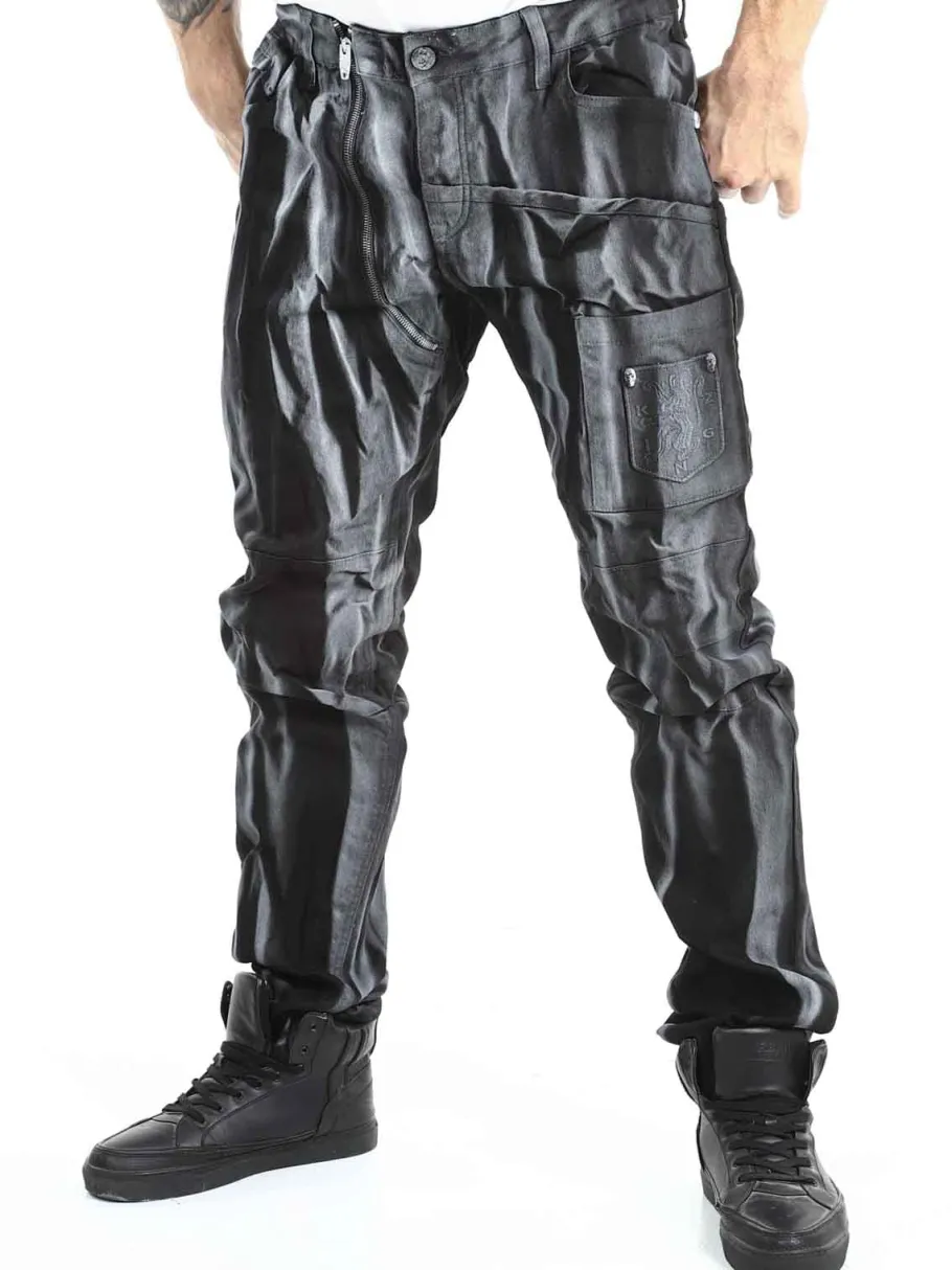 sevyn_kingz_jeans__sorthv_0.webp Sevyn Jeans - Sort/Hvid^Kingz Clearance