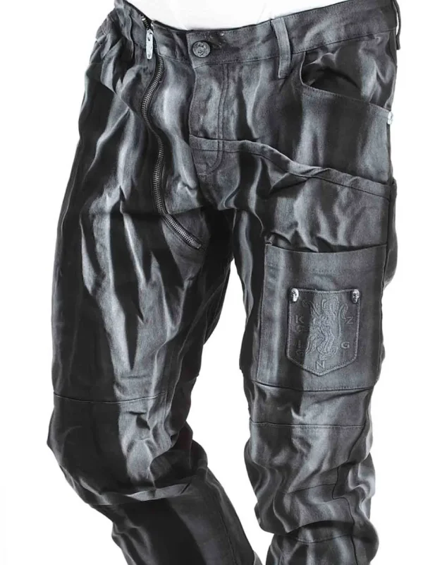 Sevyn Jeans - Sort/Hvid^Kingz Clearance