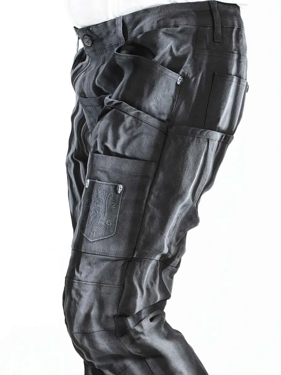 sevyn_kingz_jeans__sorthv_3.webp Sevyn Jeans - Sort/Hvid^Kingz Clearance