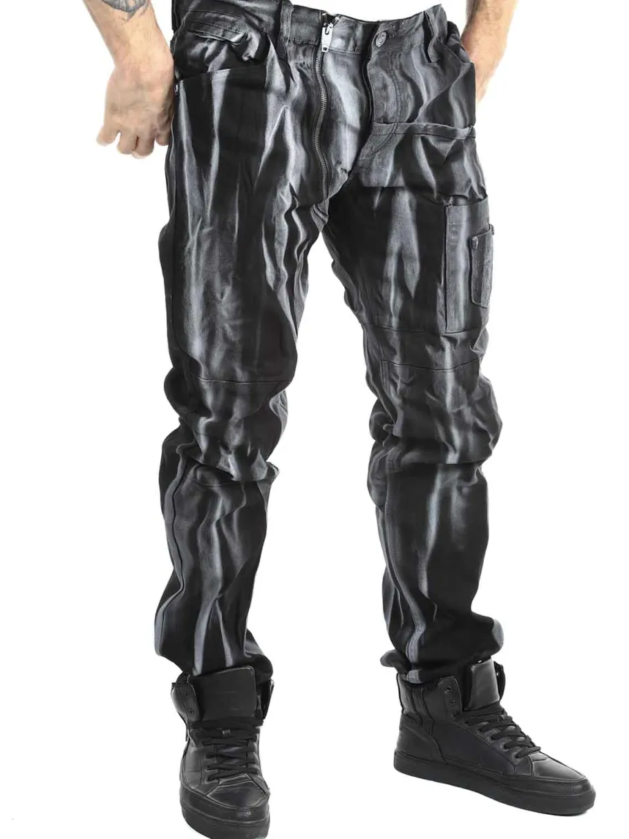 sevyn_kingz_jeans__sorthv_5.webp Sevyn Jeans - Sort/Hvid^Kingz Clearance