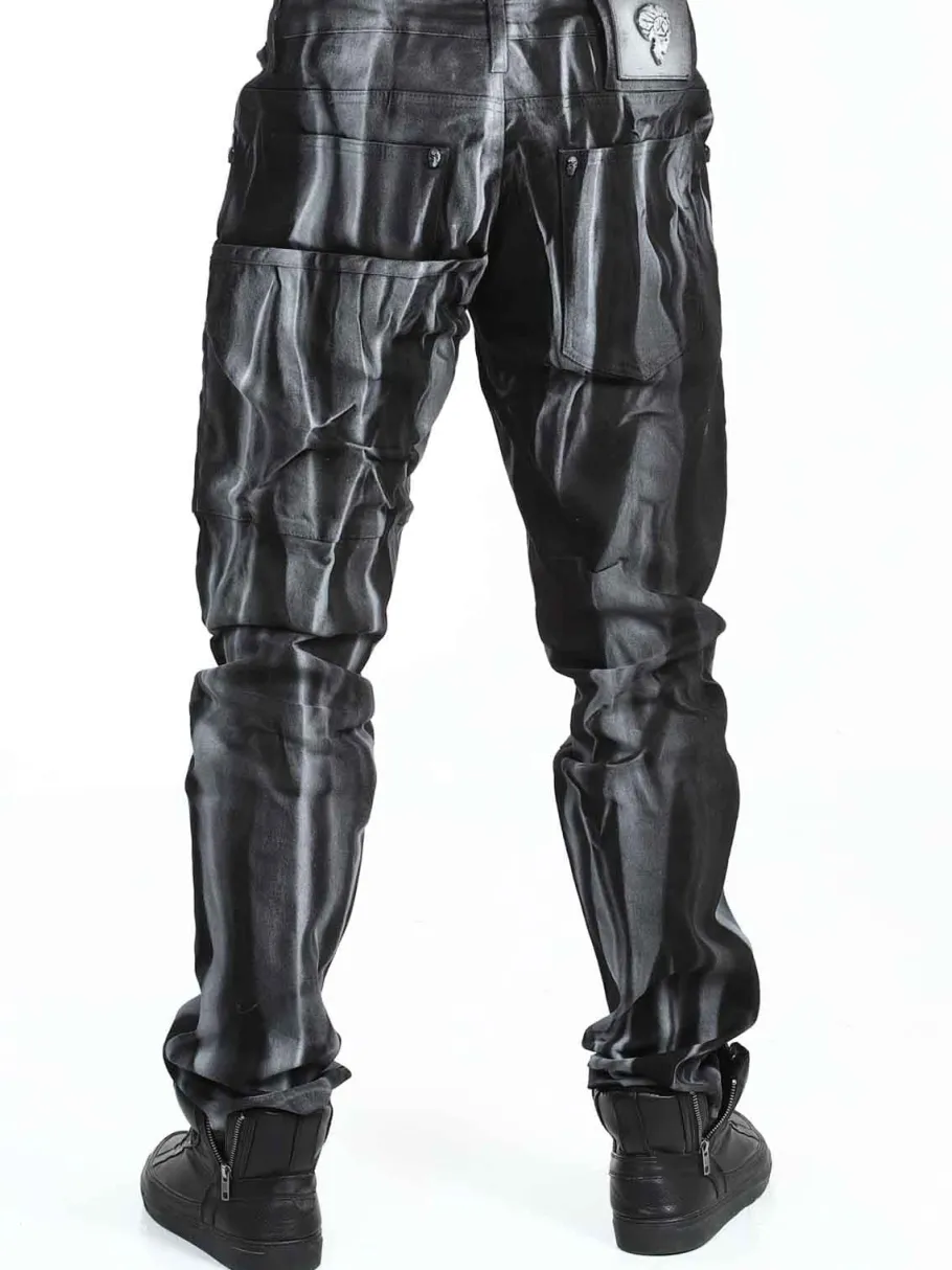 sevyn_kingz_jeans__sorthv_6.webp Sevyn Jeans - Sort/Hvid^Kingz Clearance