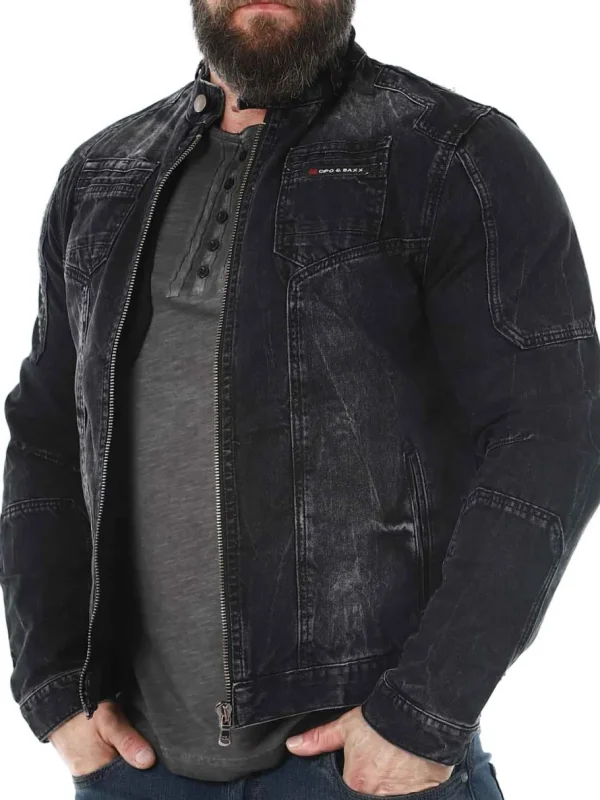 Sewell Jeansjakke - Sort^Cipo & Baxx Outlet