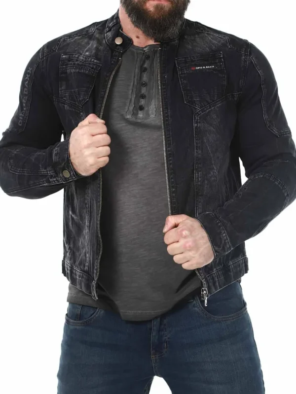 Sewell Jeansjakke - Sort^Cipo & Baxx Outlet