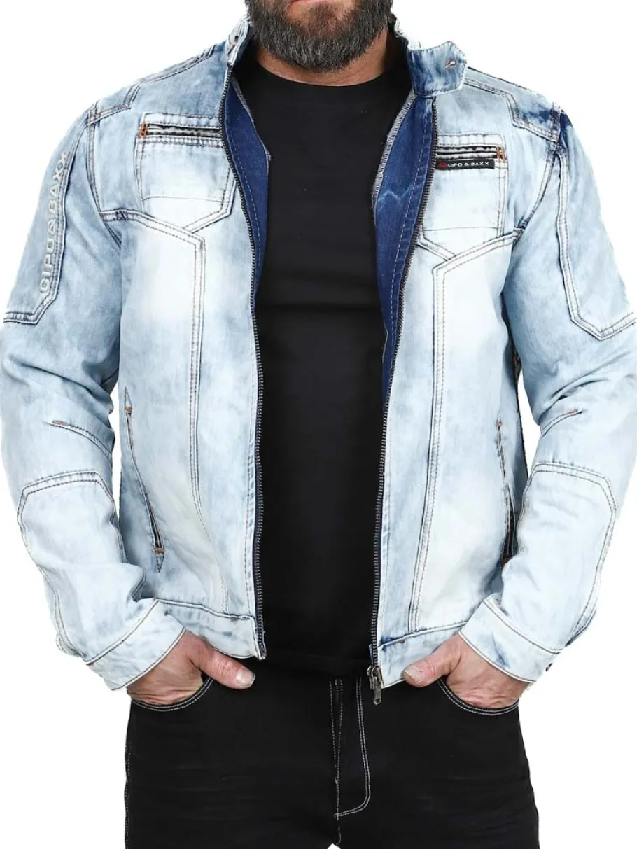 sewell_cipo__baxx_jeansja_4.webp Sewell Jeansjakke - Lyseblå^Cipo & Baxx Sale