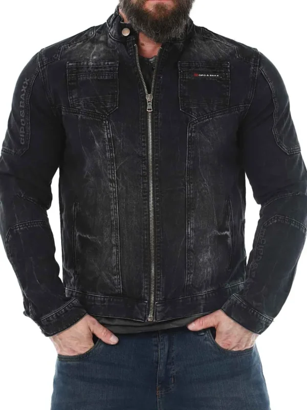 Sewell Jeansjakke - Sort^Cipo & Baxx Outlet