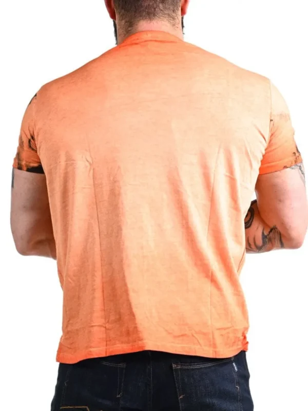 Shield T-shirt - Orange^Rusty Neal Fashion