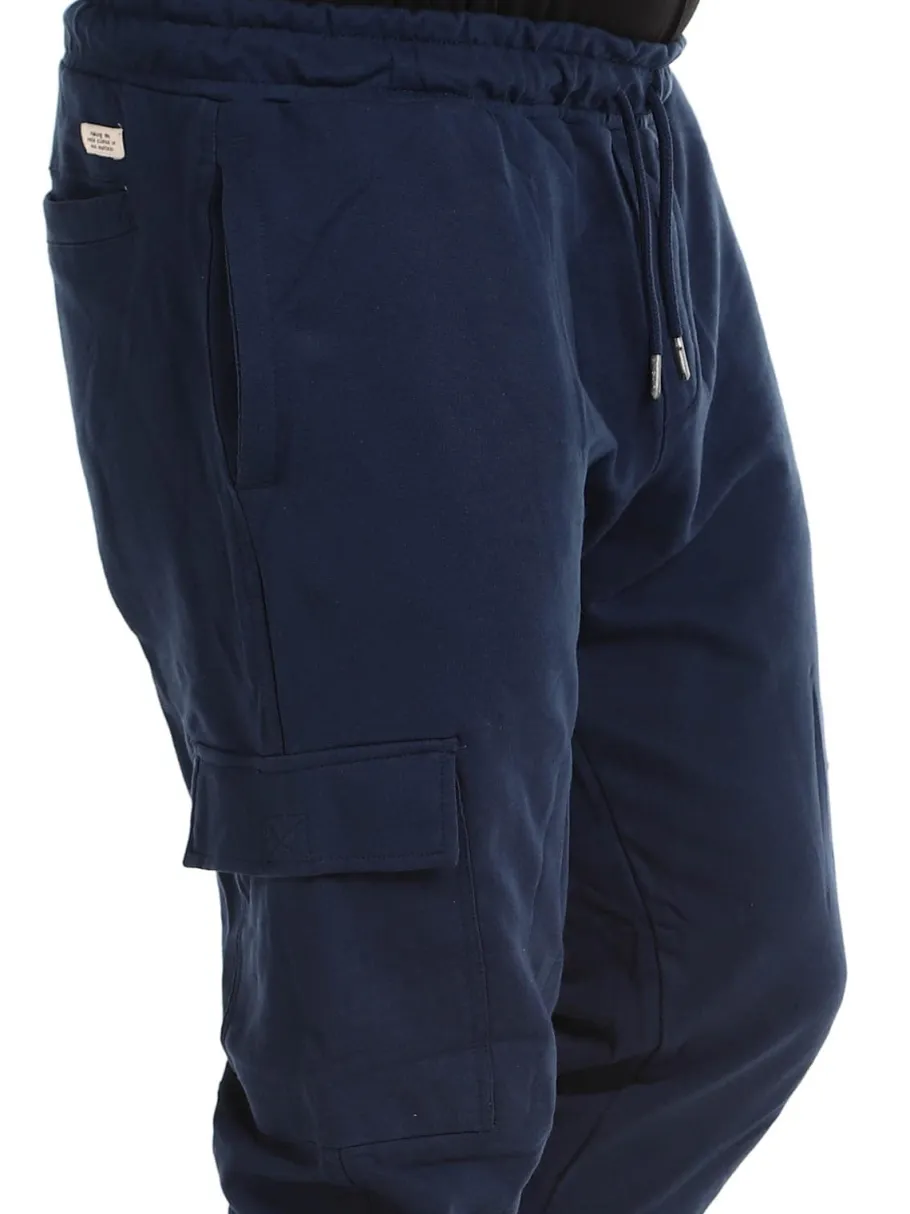 skyline_cargo_sweatpants__2.webp Skyline Cargo Sweatpants - Mørkeblå^Blend Online