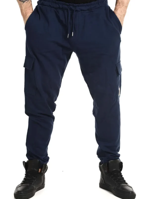 Skyline Cargo Sweatpants - Mørkeblå^Blend Online