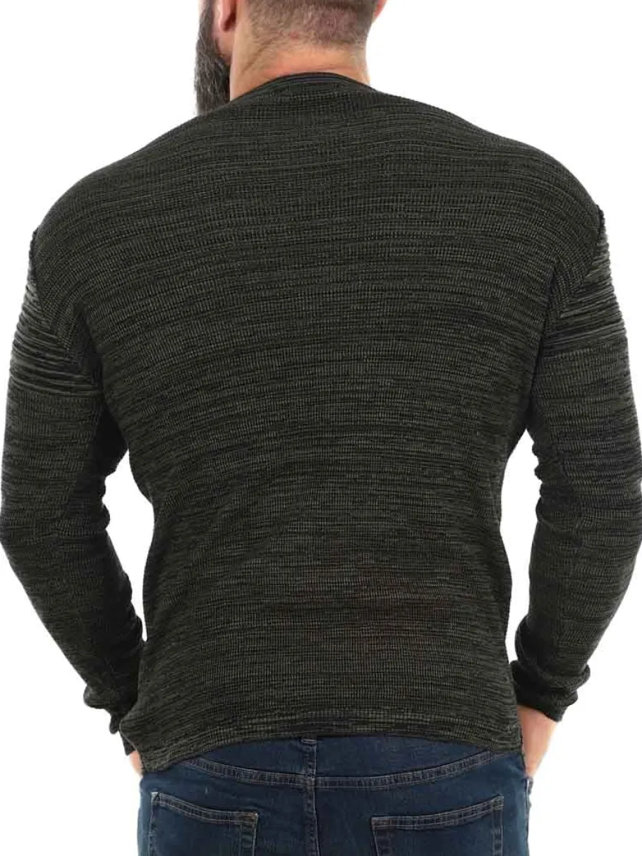 steen_carisma_strikket_tr_1.webp Steen Strikket Trøje - Khaki^Carisma Discount