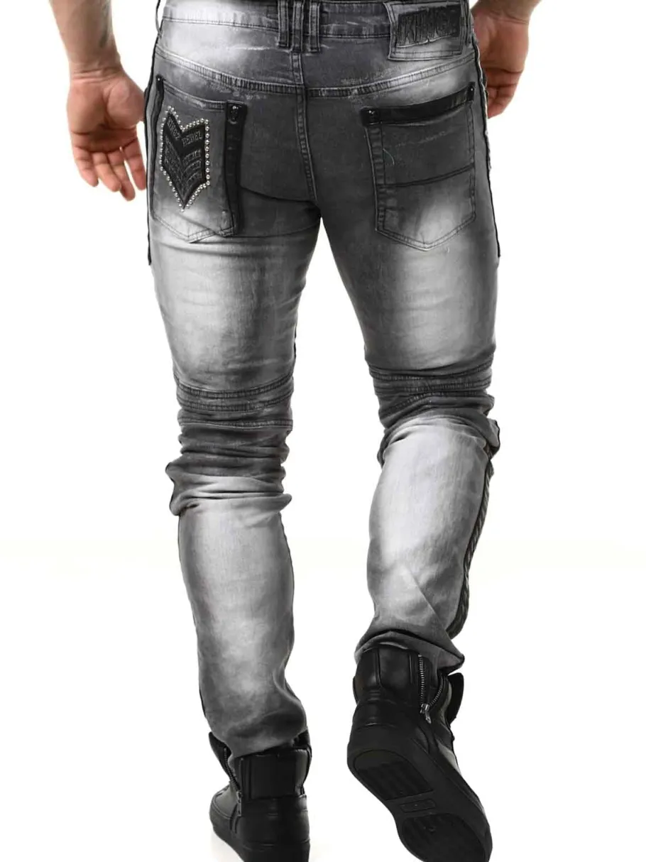 studded_kingz_jeans__gr_7.webp Studded Jeans - Grå^Kingz Sale