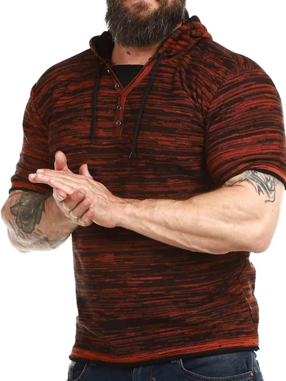 terence__in__tshirt__oran_3.webp Terence 2 in 1 T-shirt - Orange^Carisma Outlet