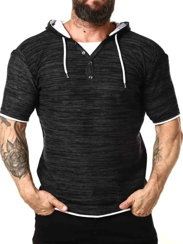 Terence 2 in 1 T-shirt - Sort^Carisma Discount