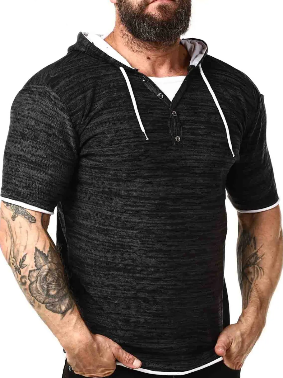 terence__in__tshirt__sort_2.webp Terence 2 in 1 T-shirt - Sort^Carisma Discount
