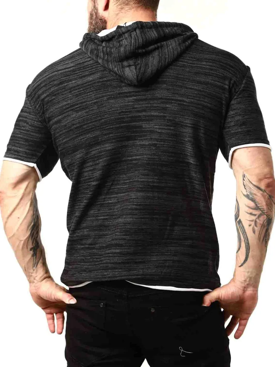 terence__in__tshirt__sort_4.webp Terence 2 in 1 T-shirt - Sort^Carisma Discount