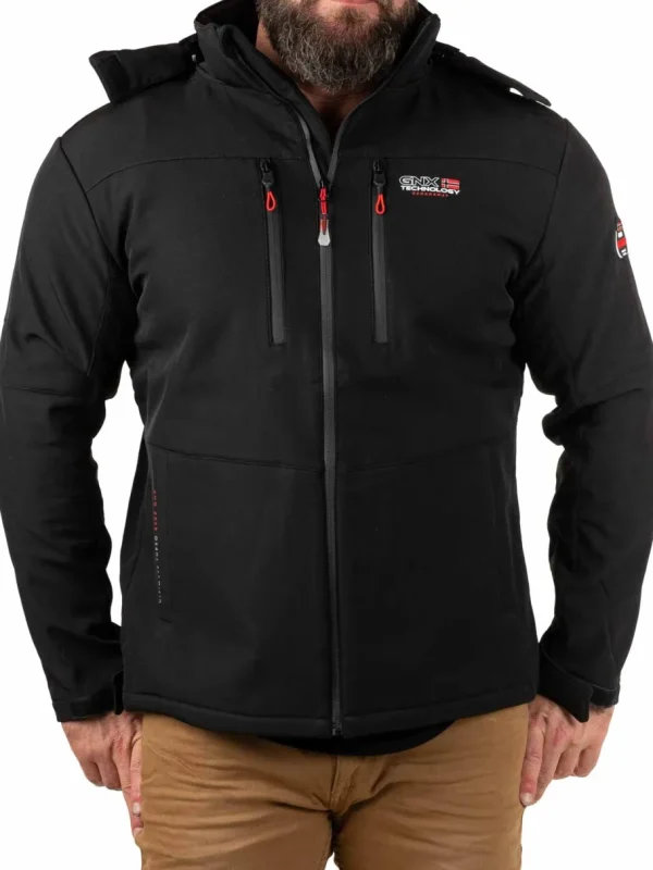 Timmex Geo Norway Softshelljakke - Sort^Geographical Norway Discount