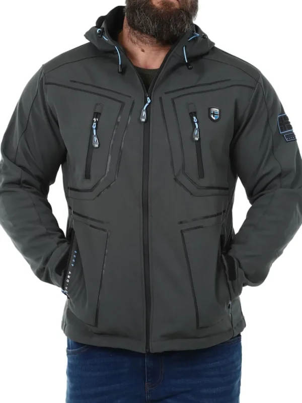 Topere Geo Norway Softshelljakke - Mørkegrå^Geographical Norway Outlet