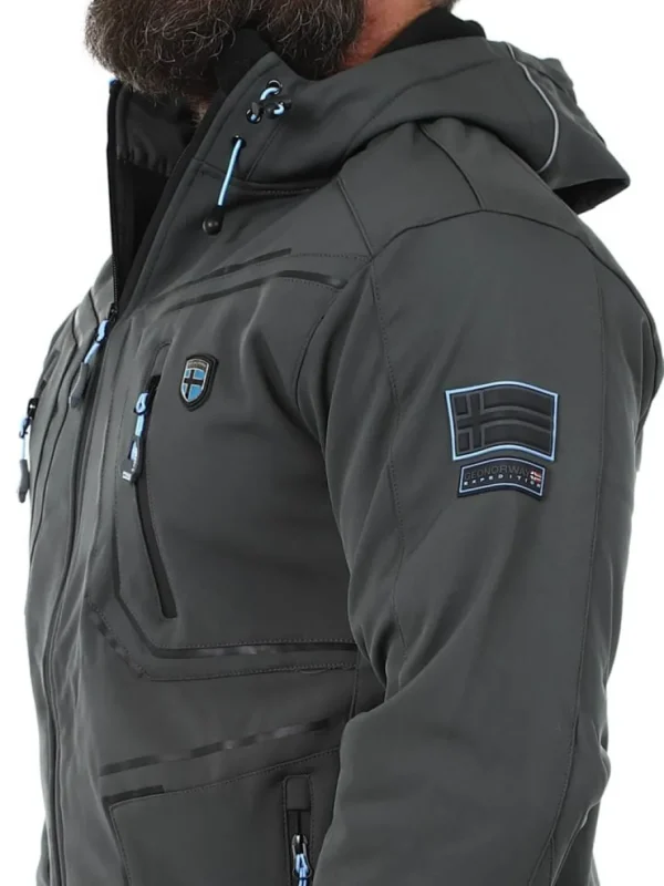 Topere Geo Norway Softshelljakke - Mørkegrå^Geographical Norway Outlet
