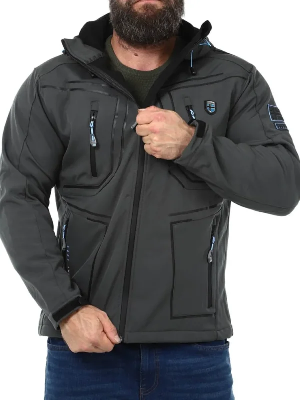Topere Geo Norway Softshelljakke - Mørkegrå^Geographical Norway Outlet