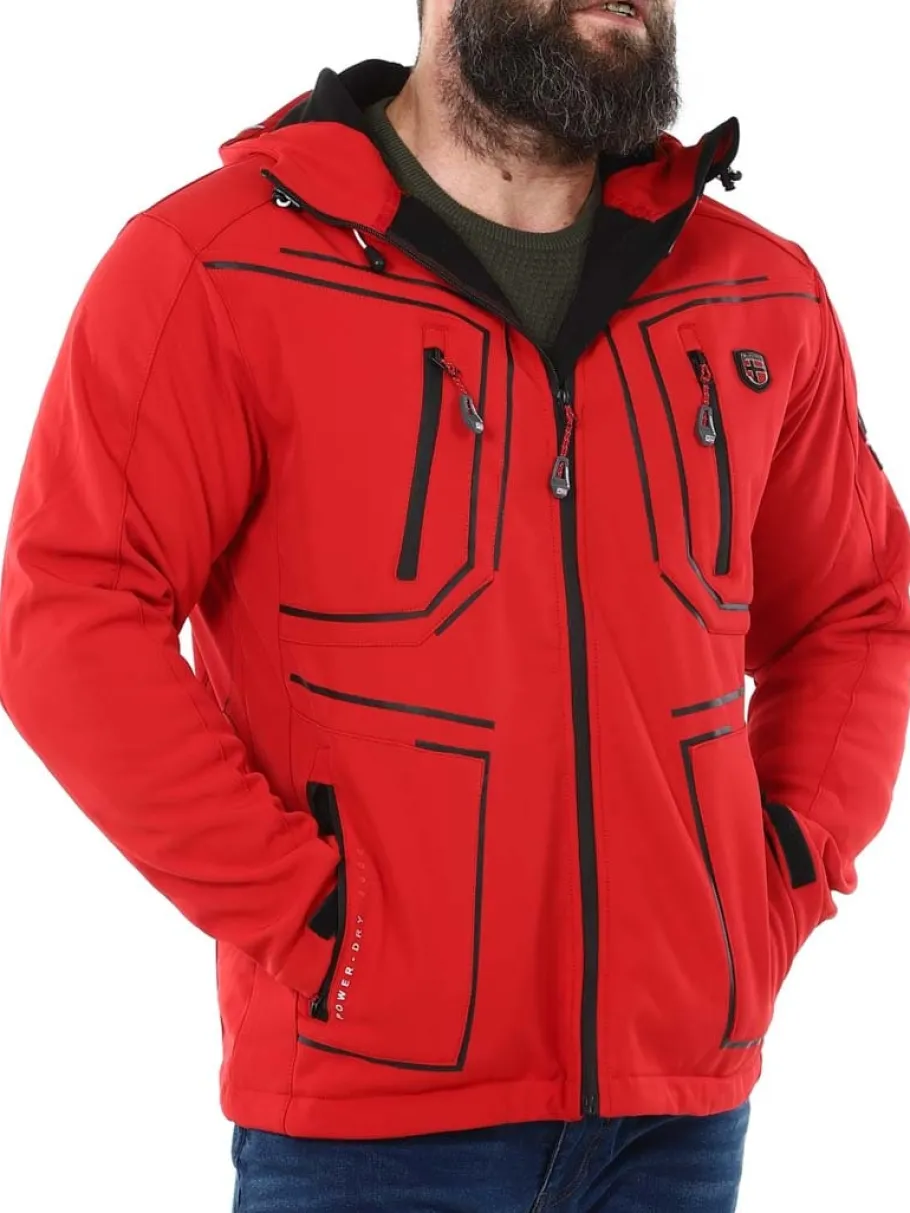 topere_geo_norway_softshe_2-3.webp Topere Geo Norway Softshelljakke - Rød^Geographical Norway Hot
