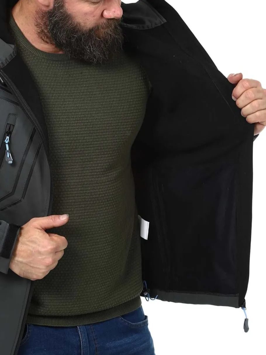 topere_geo_norway_softshe_6-1.webp Topere Geo Norway Softshelljakke - Mørkegrå^Geographical Norway Outlet