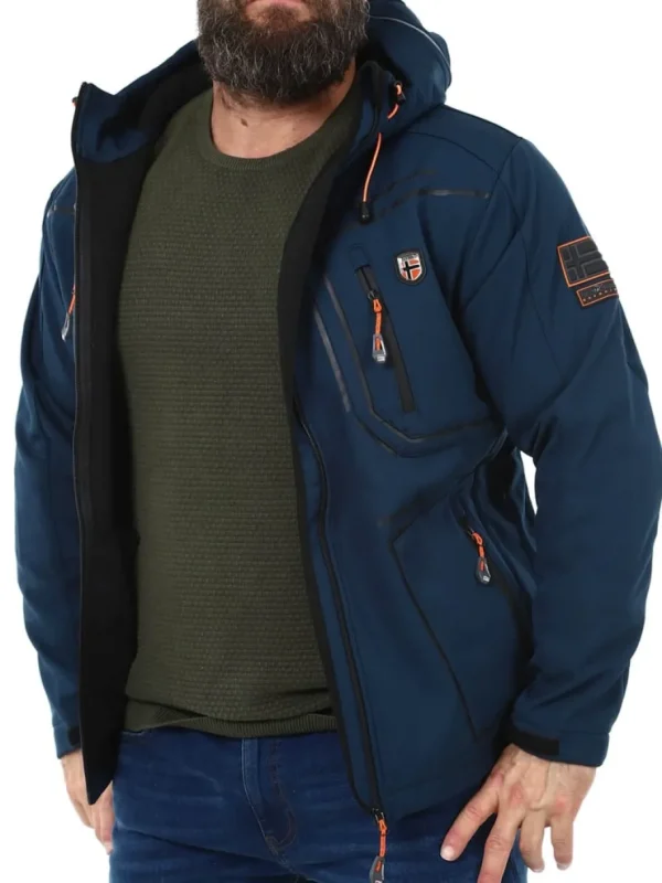 Topere Geo Norway Softshelljakke - Mørkeblå^Geographical Norway Online