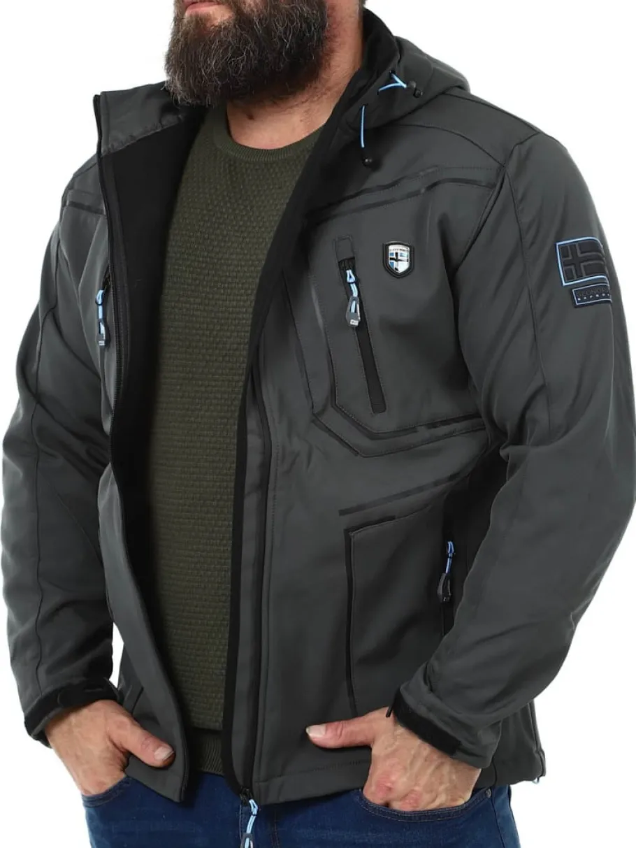topere_geo_norway_softshe_7-1.webp Topere Geo Norway Softshelljakke - Mørkegrå^Geographical Norway Outlet