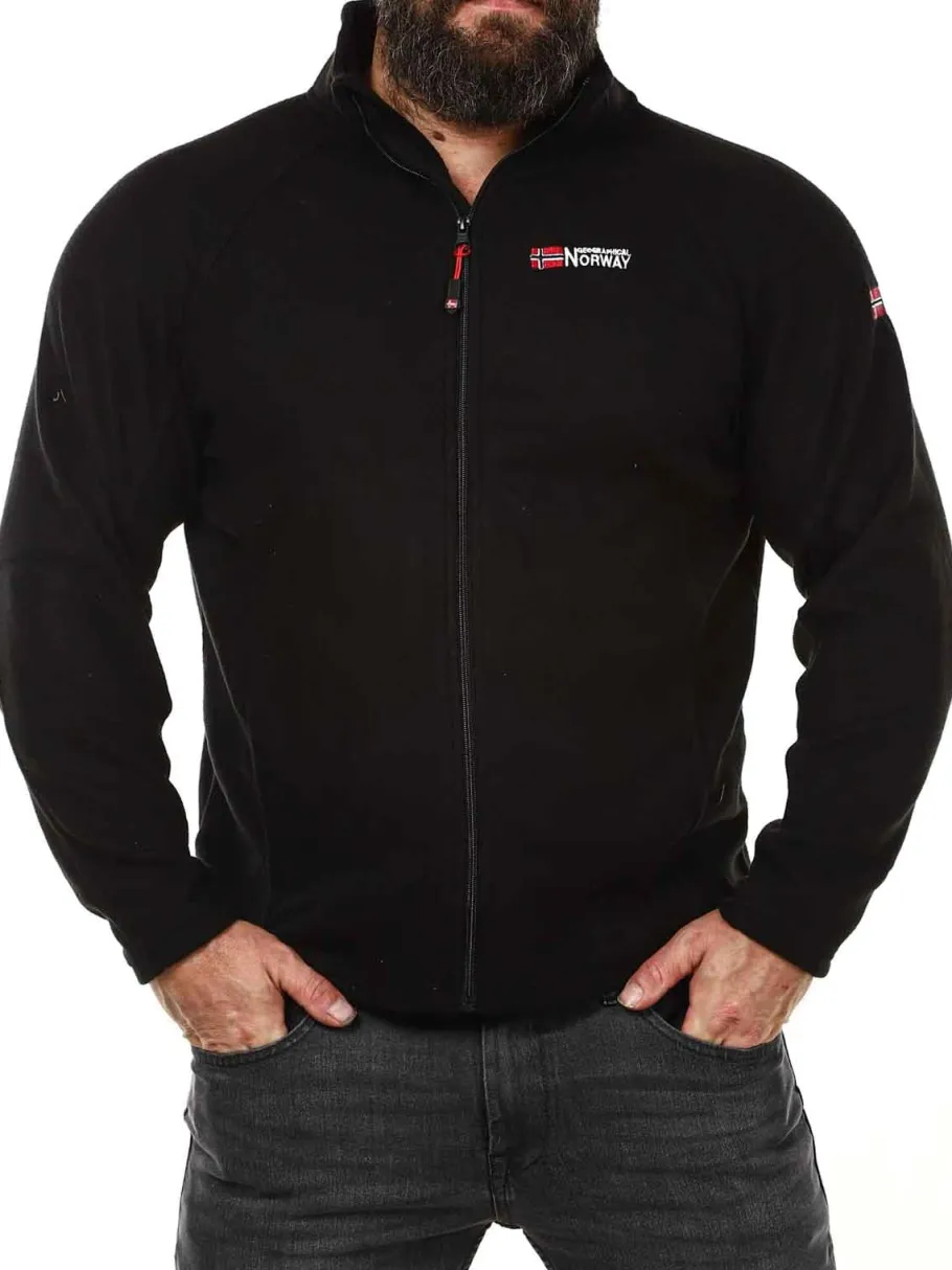 tug_geo_norway_fleecetrje_1.webp Tug Geo Norway Fleecetrøje - Sort^Geographical Norway Fashion