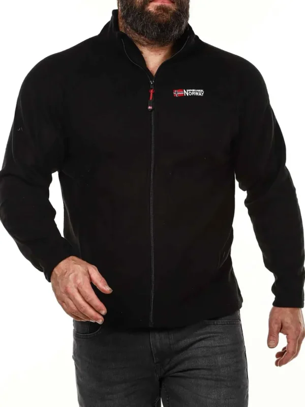 Tug Geo Norway Fleecetrøje - Sort^Geographical Norway Fashion