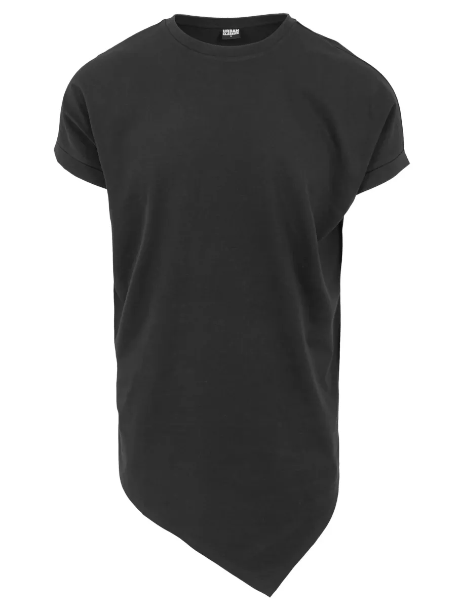 urban_asymmetric_tshirt___1.webp Urban Asymmetric T-shirt - Sort^Urban Classics Fashion